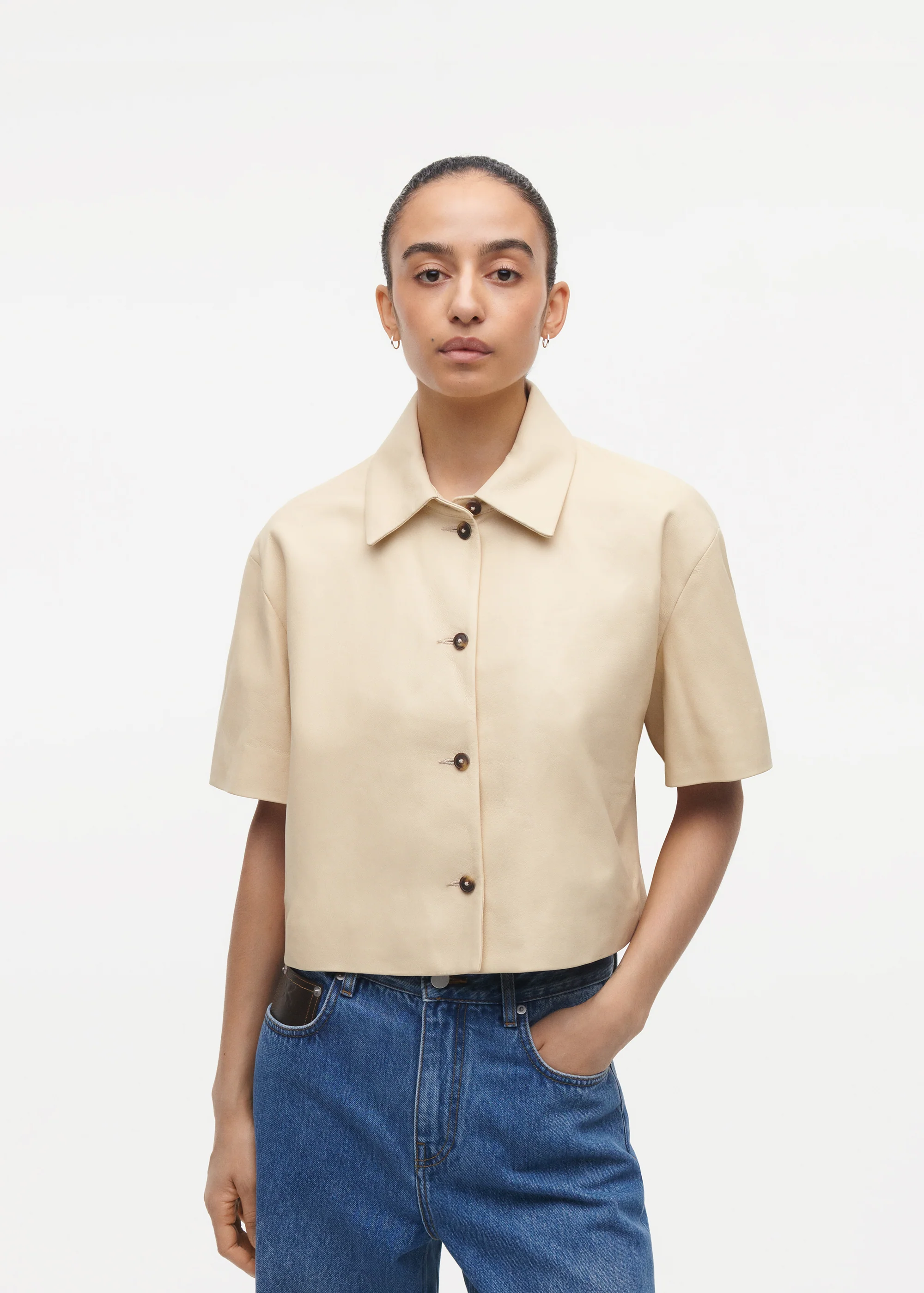 EVELINE Leather Top - Image 3