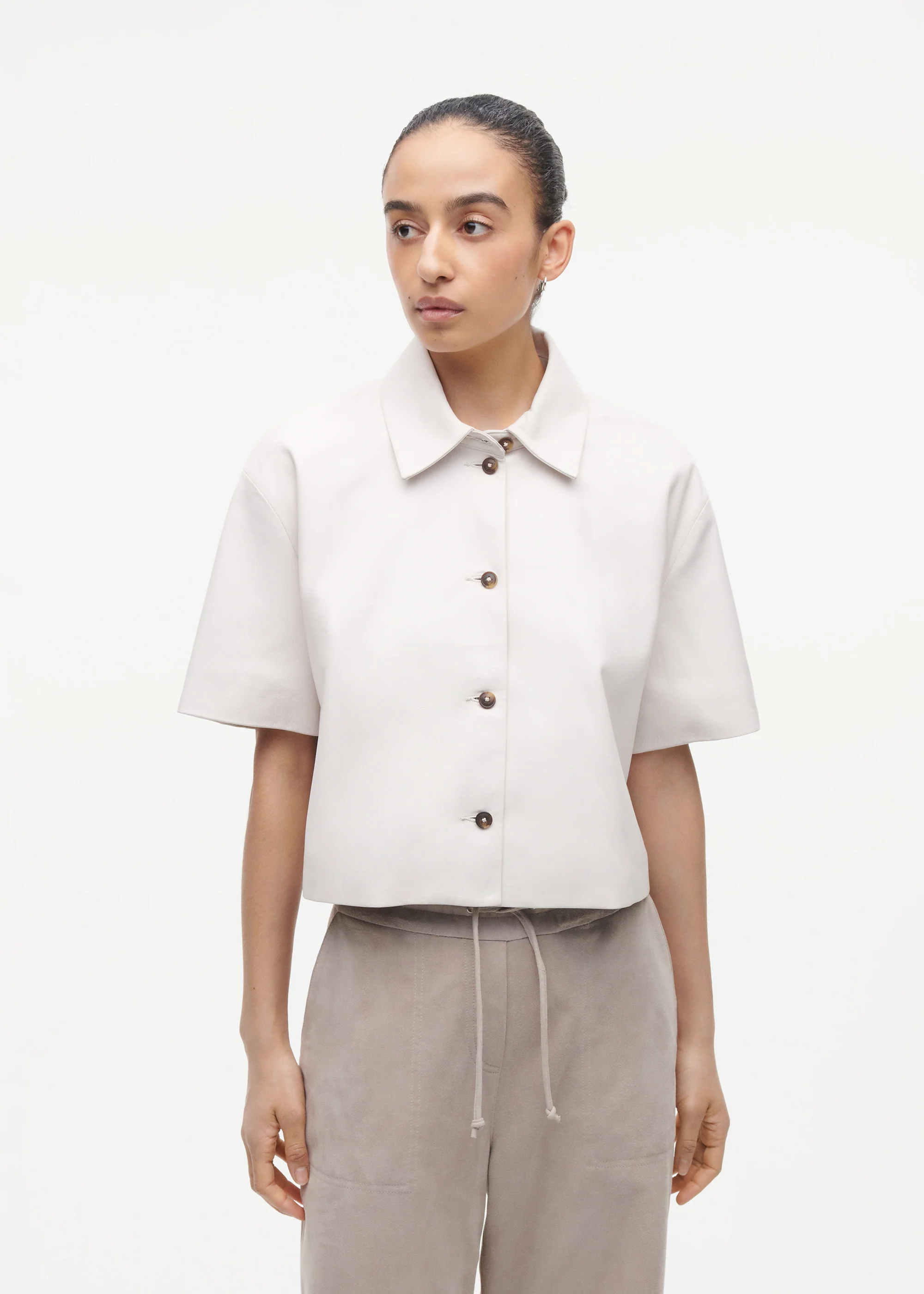 EVELINE Leather Top - Image 3