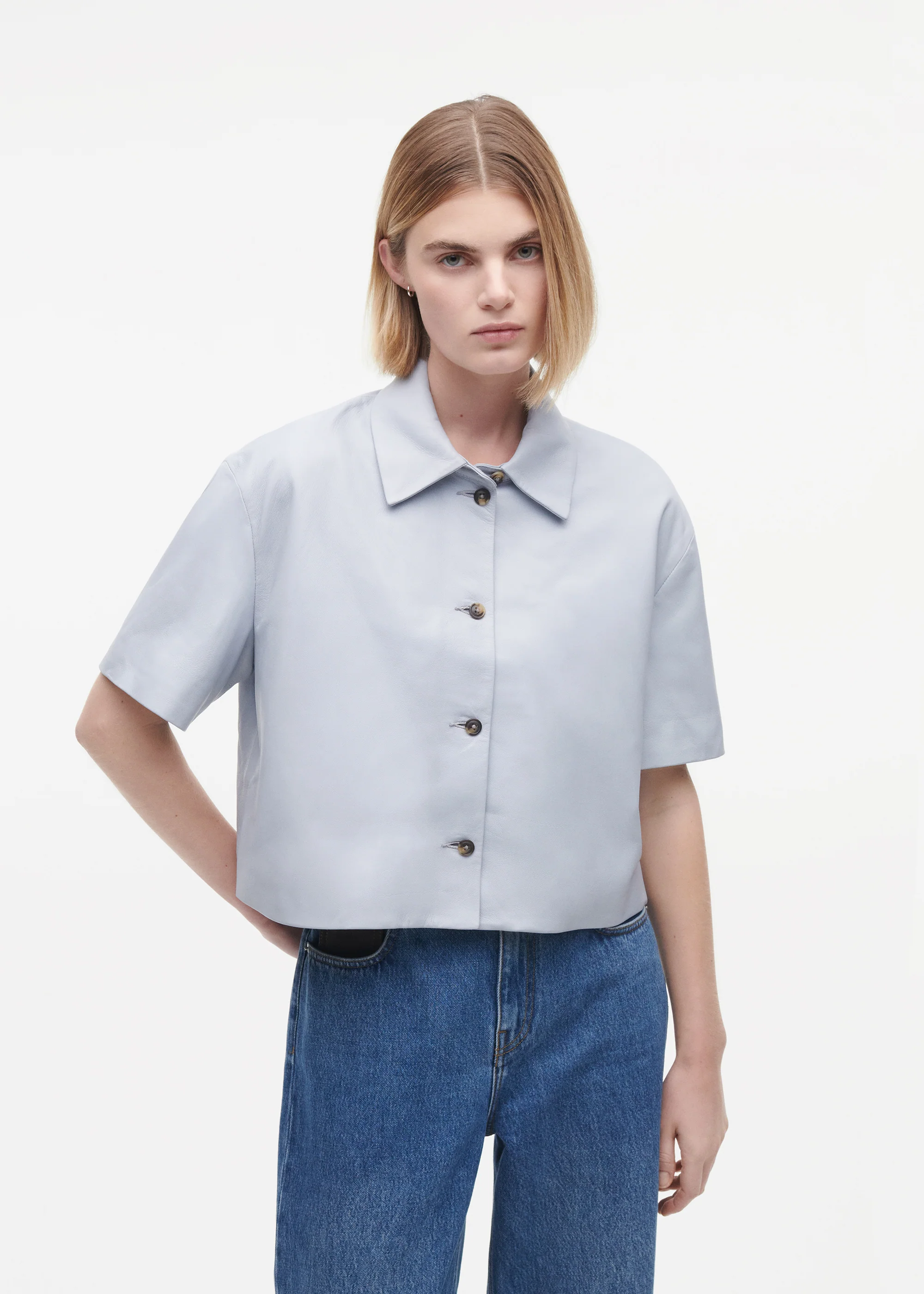 EVELINE Leather Top - Image 3
