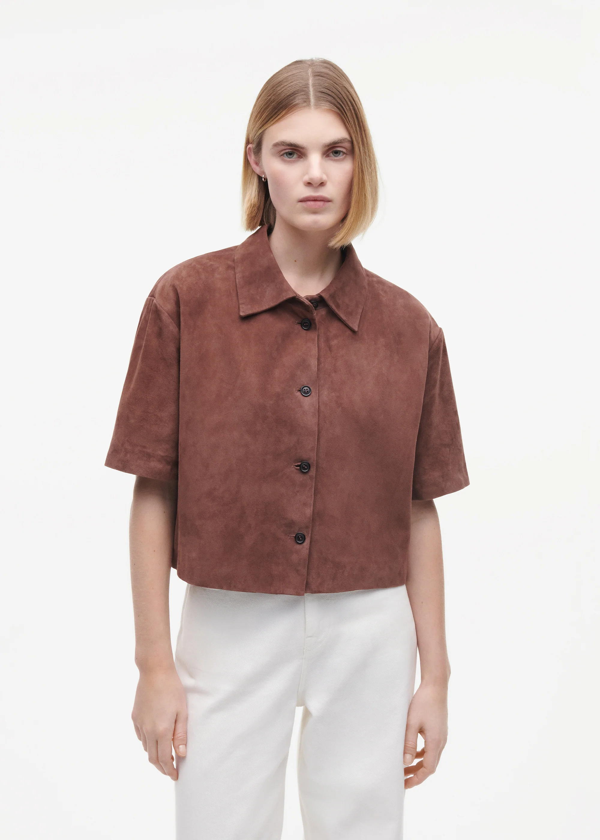 EVELINE Suede Top - Image 3