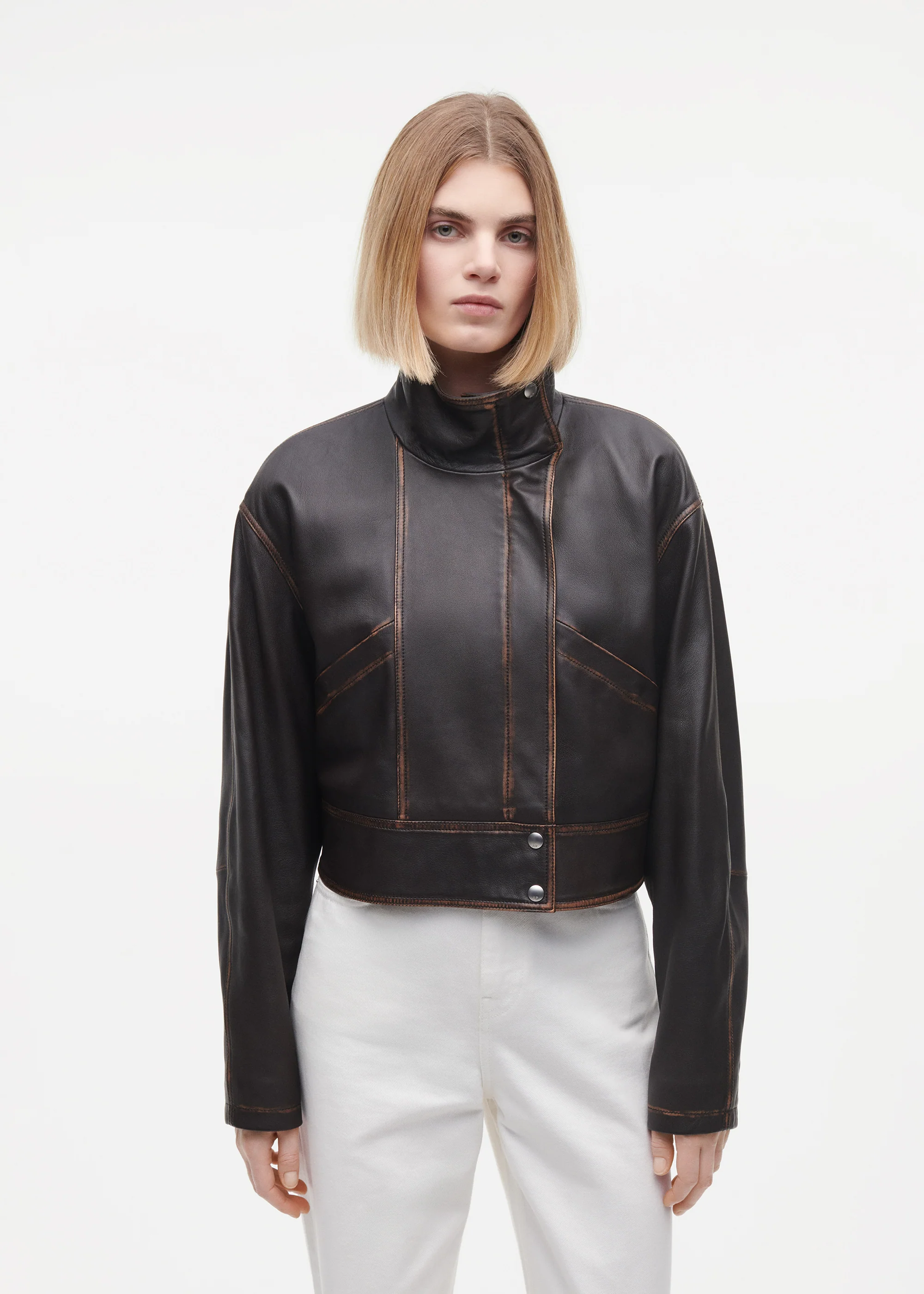 GARCA Vintage Leather Jacket - Image 3