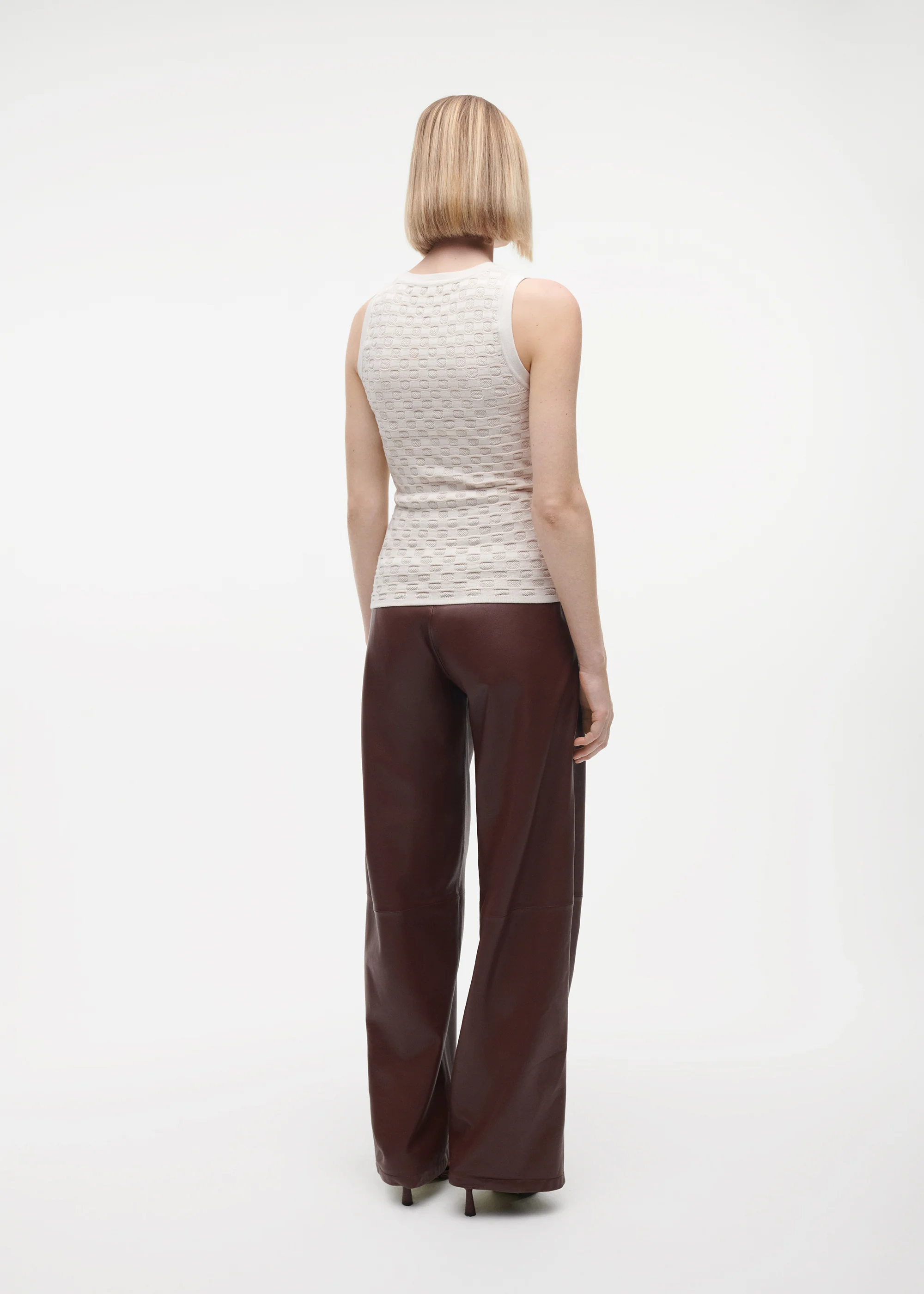 LANEY Viscose Jacquard Top - Image 4