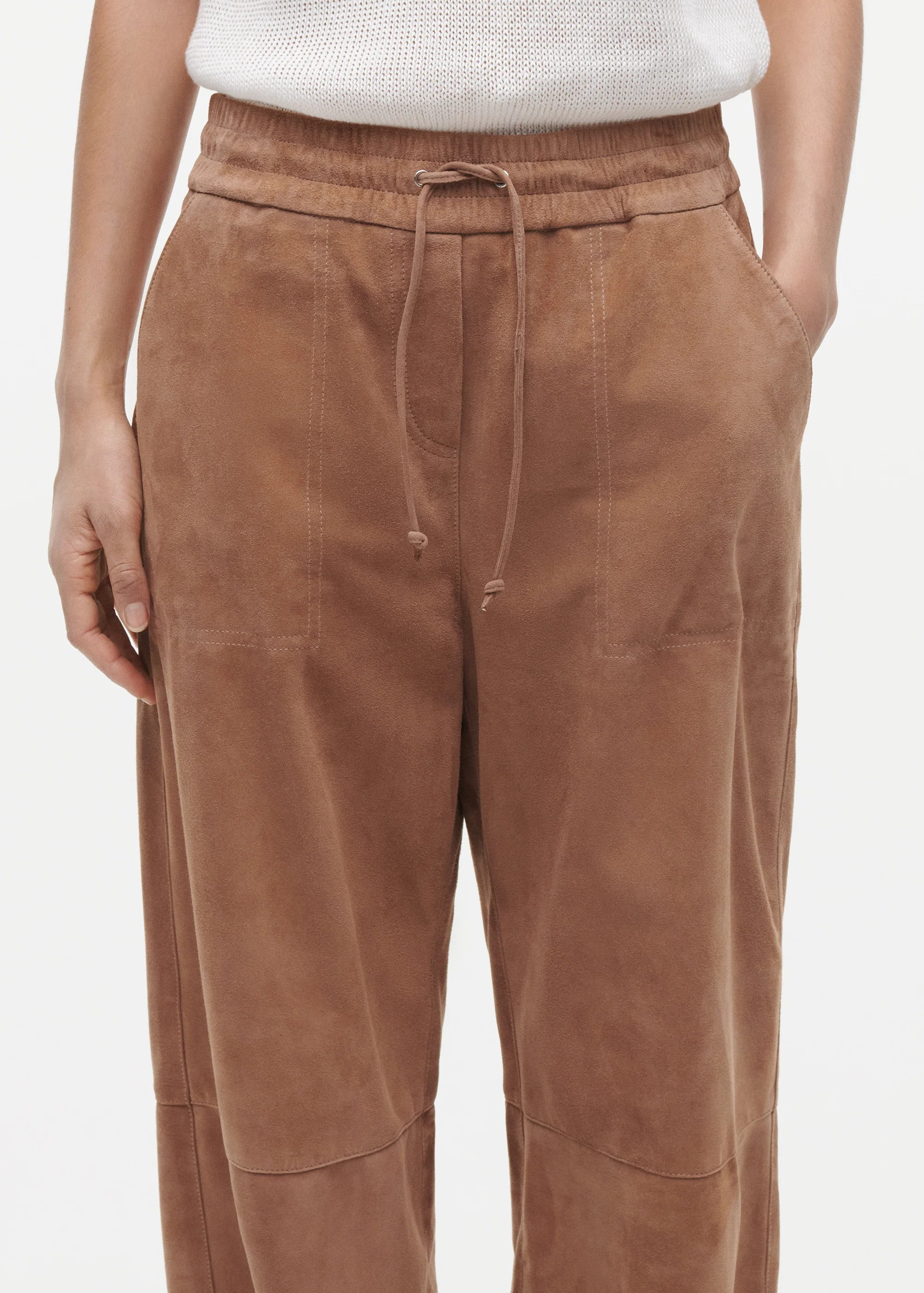 NADIA Suede Trousers - Image 3