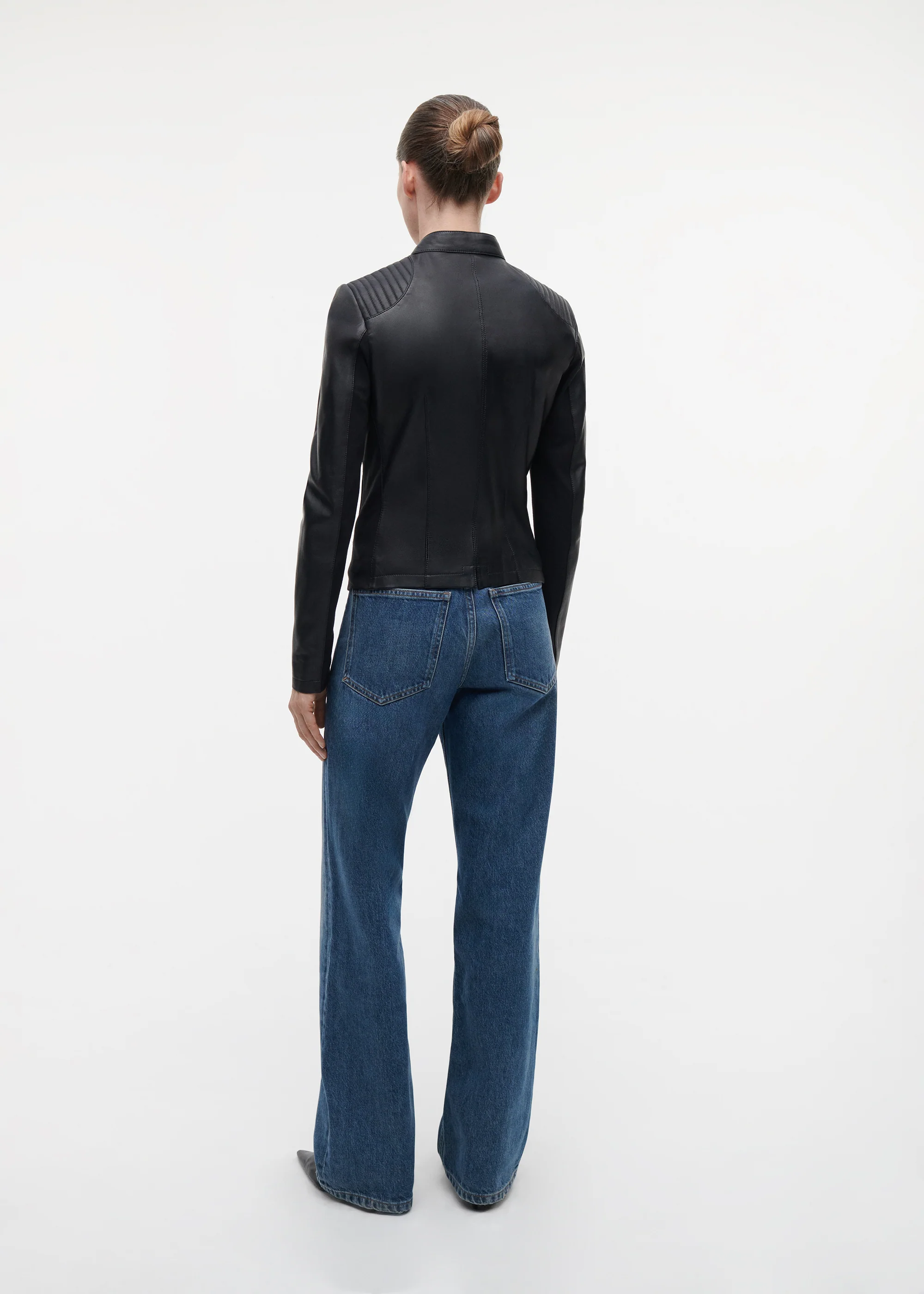 TUYA Leather Biker Jacket - Image 3