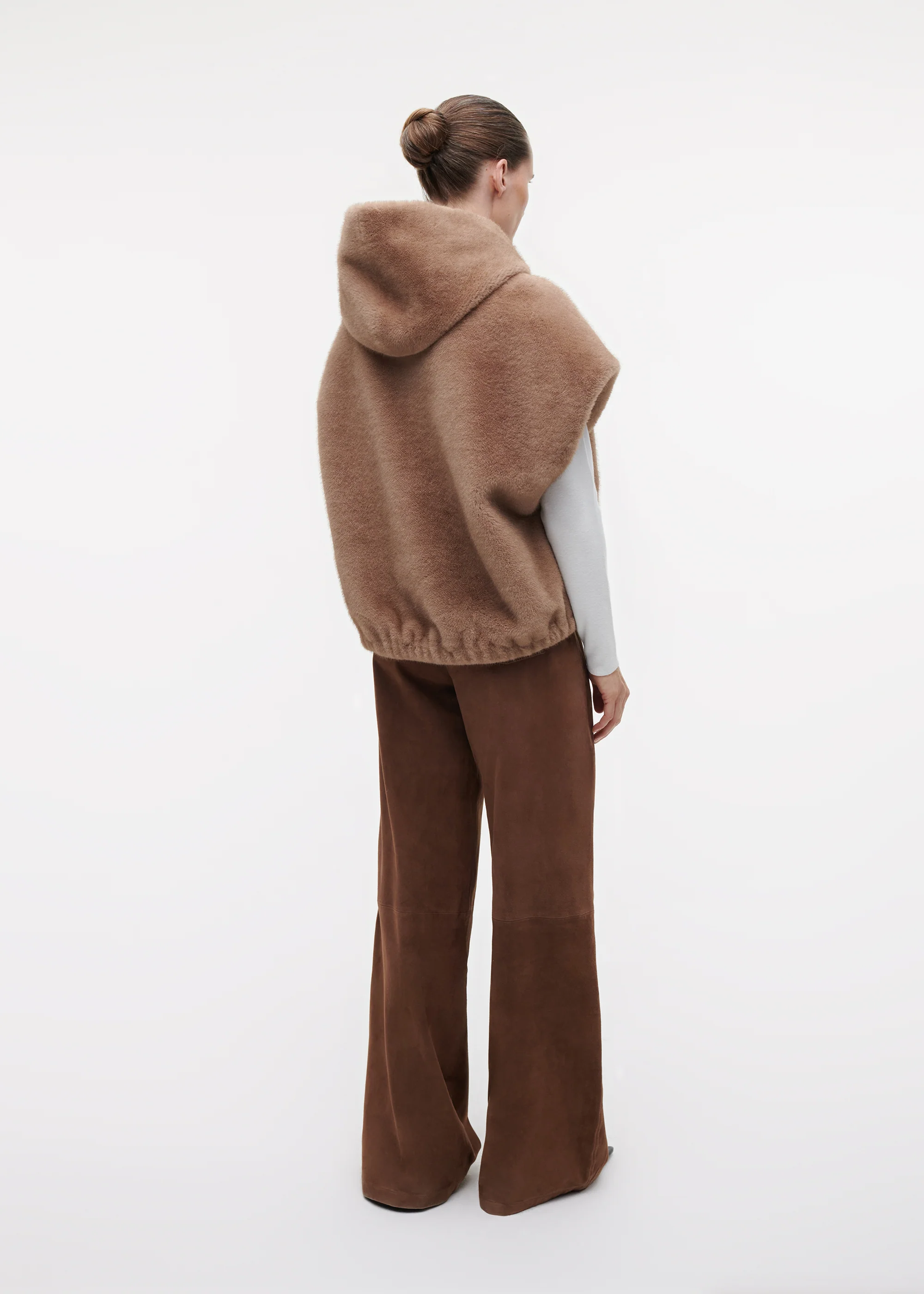 OLENA Reversible Faux Fur Gilet - Image 4