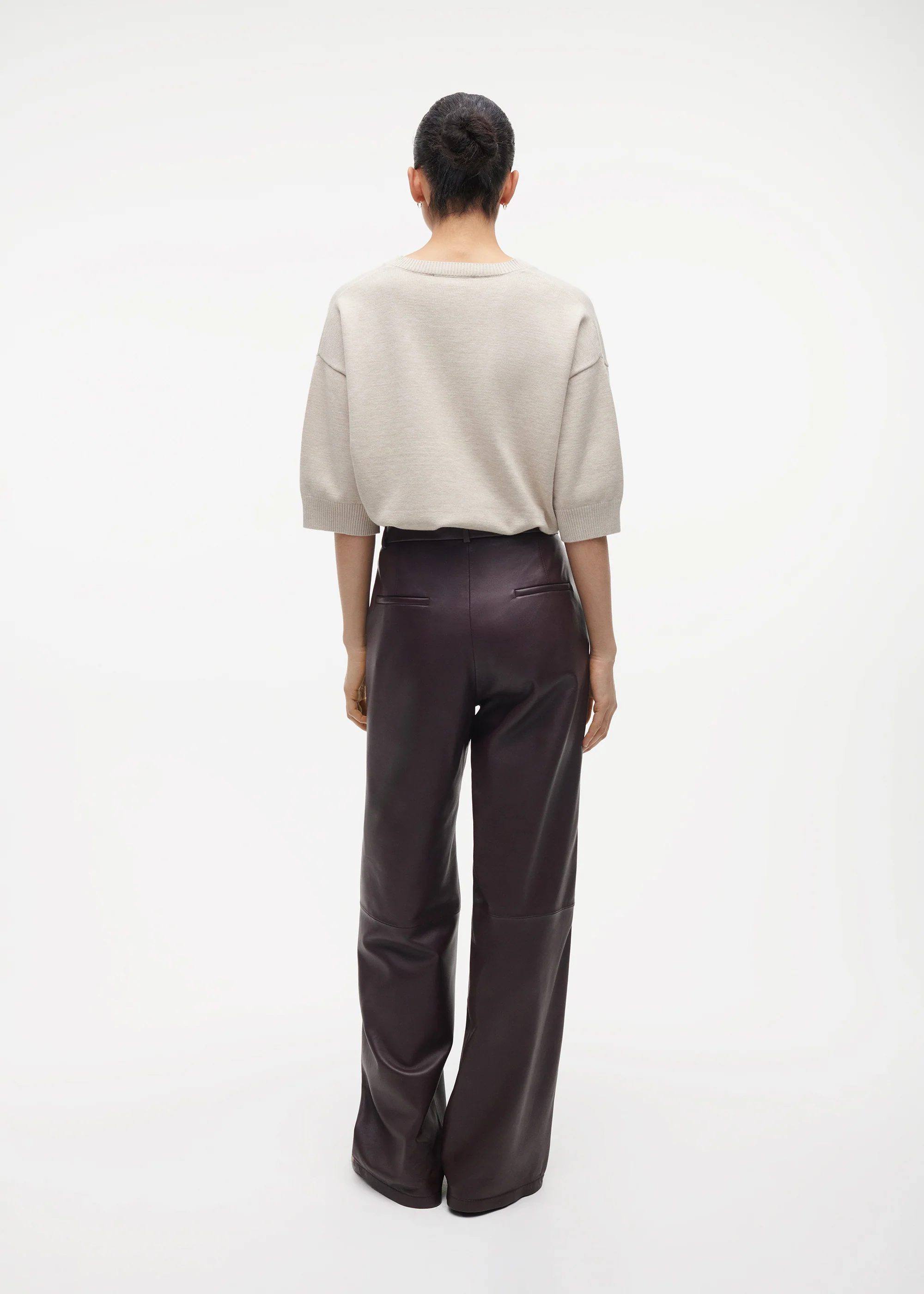 RANIA Leather Trousers - Image 4