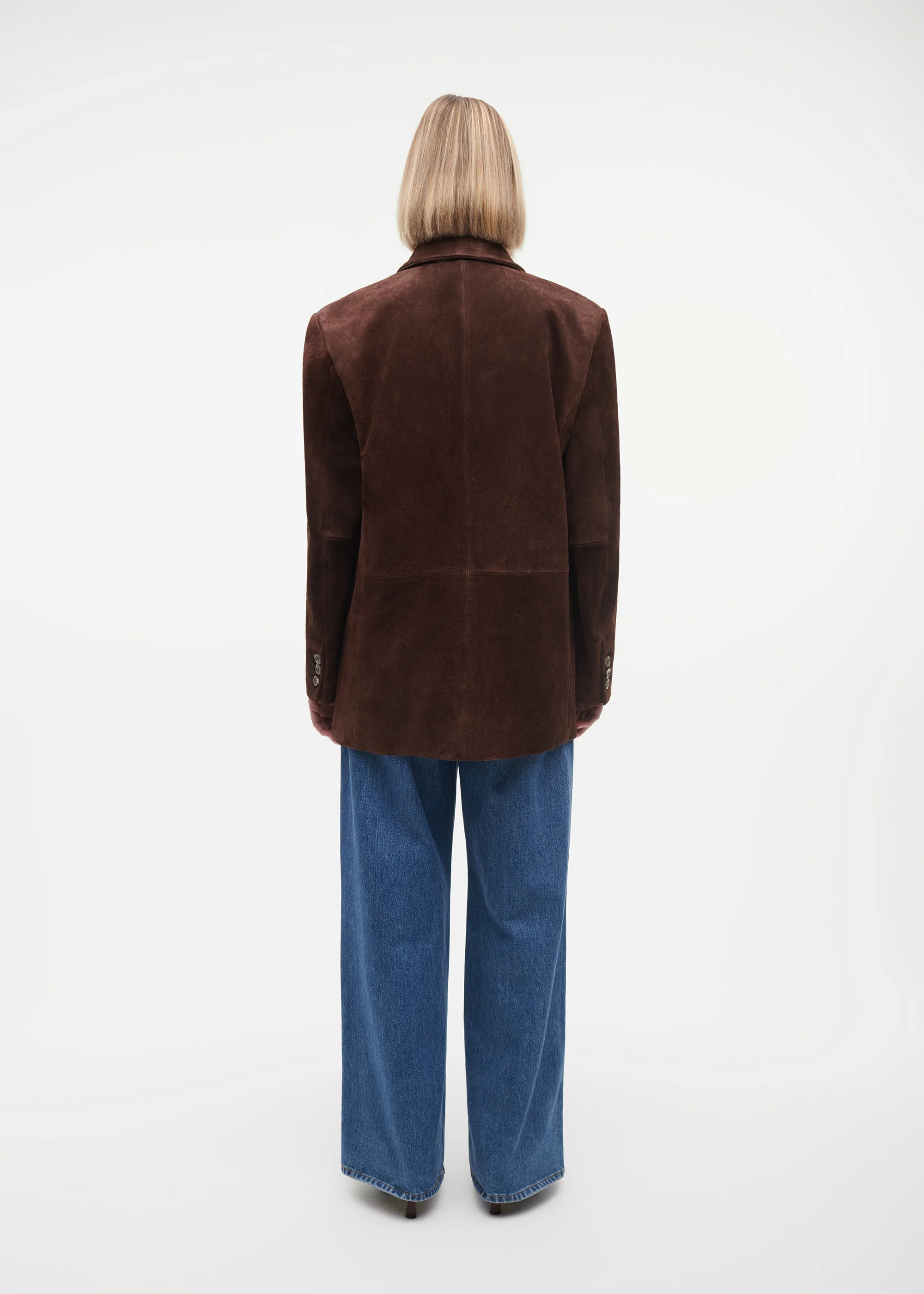 SILVY Gritty Suede Blazer - Image 4
