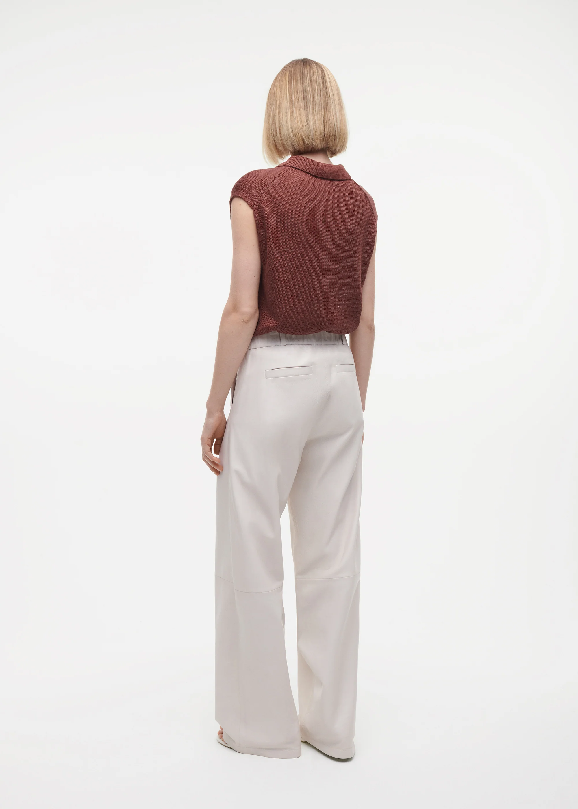 THALINA Leather Trousers - Image 4