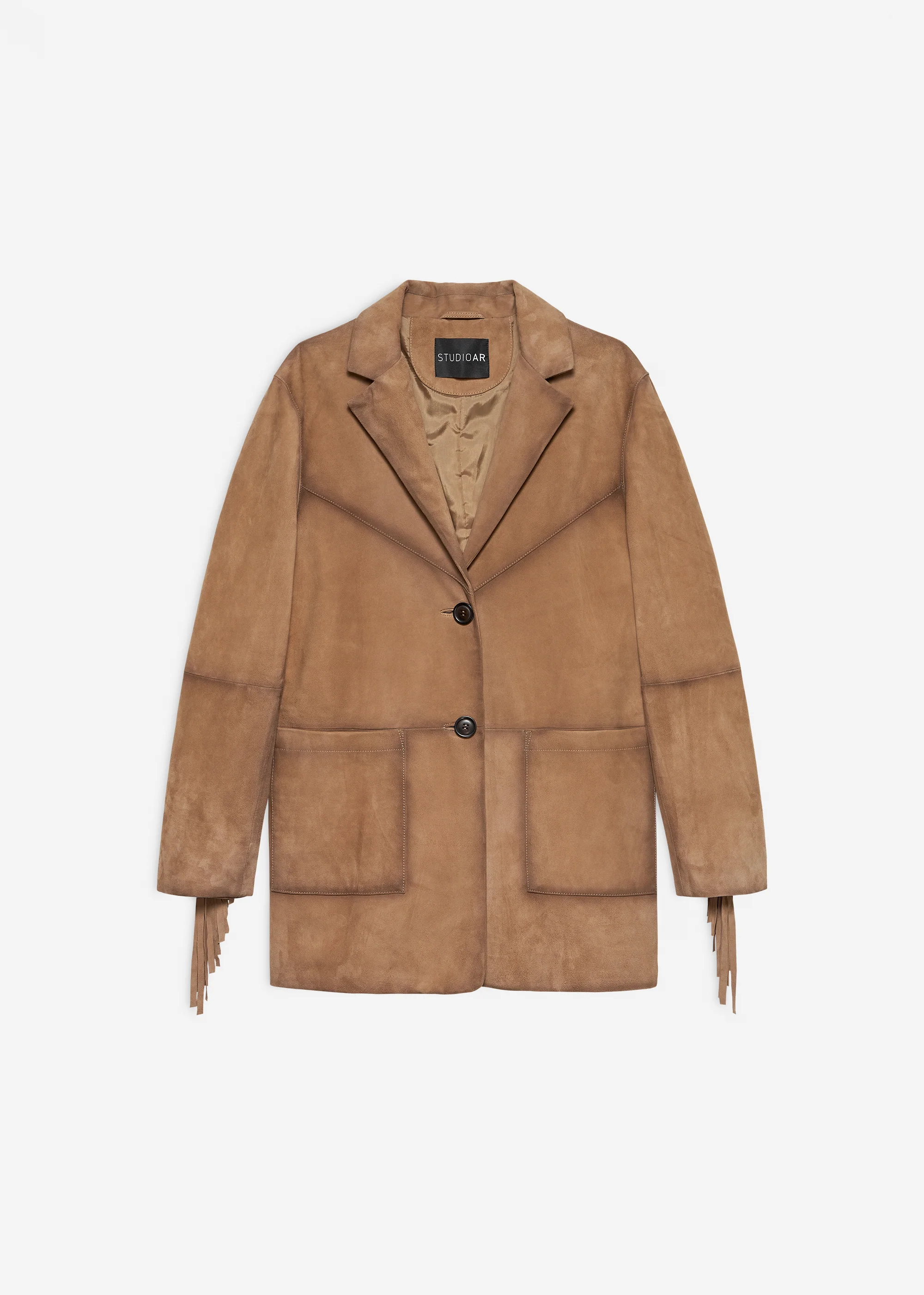 VITORIA Suede Fringe Jacket - Image 3